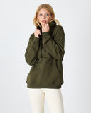 UNISEX KAPÜŞONLU SWEATSHIRT NAKIŞLI-1021225