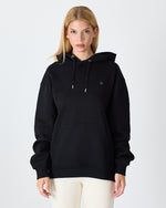 Unisex Silver Embroidered Hooded Organic Cotton Oversize Sweatshirt-1011403