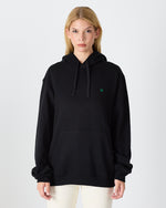 Unisex Green Embroidered Standard Fit Organic Cotton Hoodie -1021203