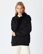Unisex Green Embroidered Standard Fit Organic Cotton Hoodie -1021203