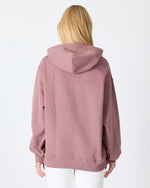 Unisex Gül Kurusu Nakışlı Kapüşonlu Organik Pamuk Oversize Sweatshirt