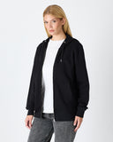 UNISEX FERMUARLI SWEATSHIRT NAKIŞLI-1011503