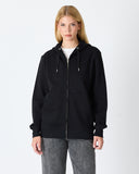 UNISEX FERMUARLI SWEATSHIRT NAKIŞLI-1011503