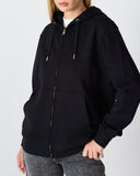 UNISEX FERMUARLI SWEATSHIRT NAKIŞLI-1011503