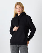 Unisex Silver Embroidered Hooded Organic Cotton Recycled Polyester Standard Fit Sweatshirt-1011003