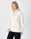 UNISEX FERMUARLI SWEATSHIRT NAKIŞLI-1011602