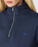 UNISEX FERMUARLI SWEATSHIRT NAKIŞLI-1011604