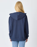 UNISEX FERMUARLI SWEATSHIRT NAKIŞLI-1011504