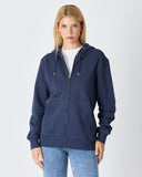 UNISEX FERMUARLI SWEATSHIRT NAKIŞLI-1011504