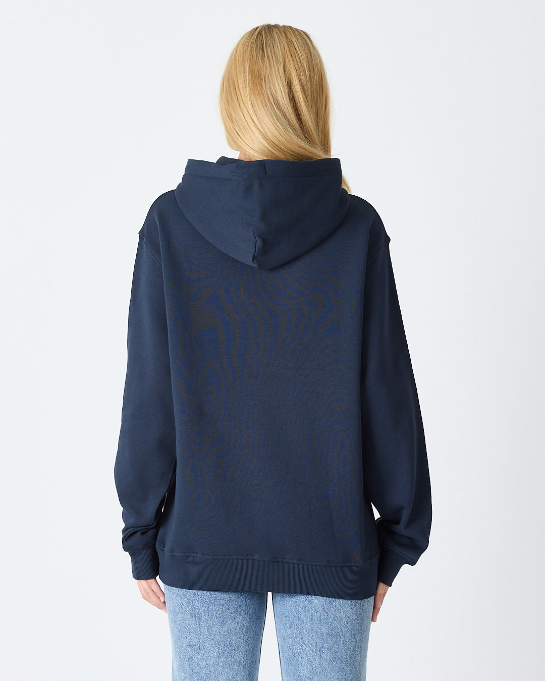 Unisex Yellow Embroidered Organic Cotton Hooded Standard Fit Sweatshirt-1021204