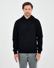 Unisex Silver Embroidered Hooded Organic Cotton Recycled Polyester Standard Fit Sweatshirt-1011003
