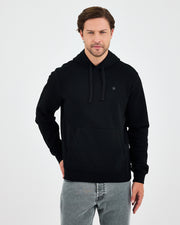 Unisex Silver Embroidered Hooded Organic Cotton Recycled Polyester Standard Fit Sweatshirt-1011003