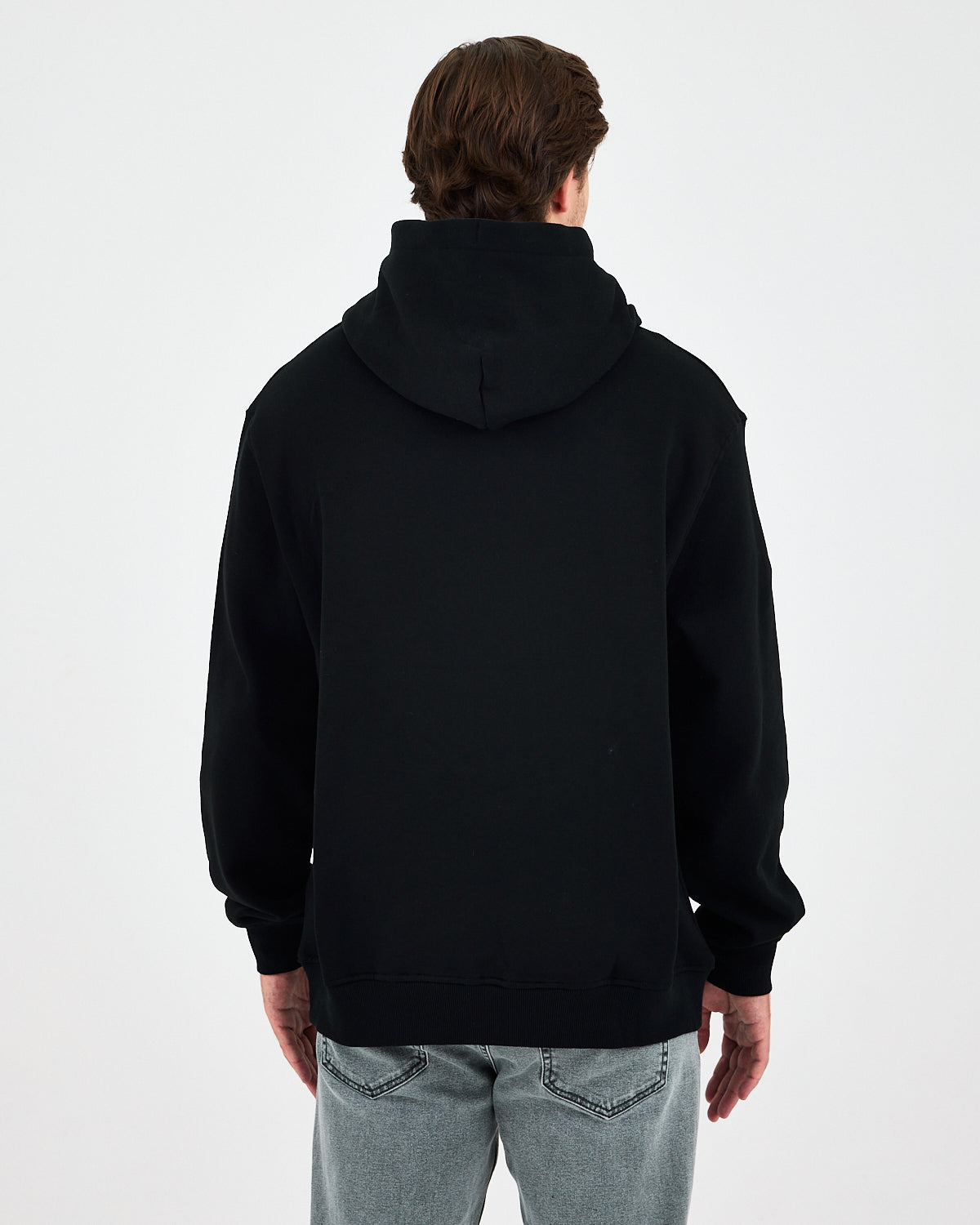 Unisex Green Embroidered Standard Fit Organic Cotton Hoodie -1021203