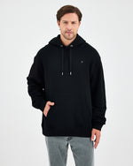 Unisex Silver Embroidered Hooded Organic Cotton Oversize Sweatshirt-1011403