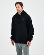 Unisex Silver Embroidered Hooded Organic Cotton Oversize Sweatshirt-1011403