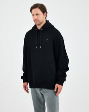 Unisex Silver Embroidered Hooded Organic Cotton Oversize Sweatshirt-1011403