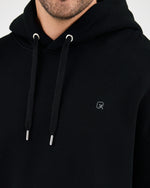 Unisex Silver Embroidered Hooded Organic Cotton Oversize Sweatshirt-1011403