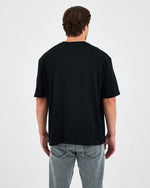 Unisex Silver Embroidered Oversized Crew Neck Organic Cotton T-Shirt-1010503
