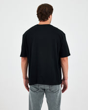 Unisex Silver Embroidered Oversized Crew Neck Organic Cotton T-Shirt-1010503