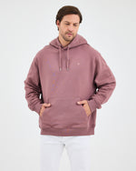 Unisex Gül Kurusu Nakışlı Kapüşonlu Organik Pamuk Oversize Sweatshirt