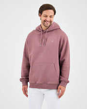 Unisex Gül Kurusu Nakışlı Kapüşonlu Organik Pamuk Oversize Sweatshirt