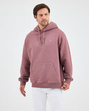Unisex Gül Kurusu Nakışlı Kapüşonlu Organik Pamuk Oversize Sweatshirt