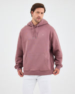 Unisex Gül Kurusu Nakışlı Kapüşonlu Organik Pamuk Oversize Sweatshirt