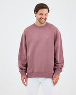 Unisex Gül Kurusu Nakışlı Bisiklet Yaka Organik Pamuk Oversize Sweatshirt