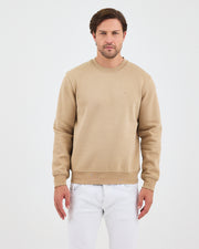 Unisex Kum Beji Nakışlı Organik Pamuk Standart Kalıp Sweatshirt