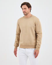 Unisex Kum Beji Nakışlı Organik Pamuk Standart Kalıp Sweatshirt