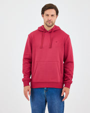 Unisex Bordo Nakışlı Kapüşonlu Organik Pamuk Recycled Polyester Standart Kalıp Sweatshirt