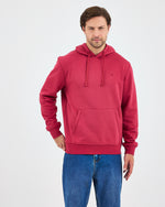 Unisex Bordo Nakışlı Kapüşonlu Organik Pamuk Recycled Polyester Standart Kalıp Sweatshirt