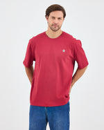 Unisex White Appliqué Logo Detail Oversize Organic Cotton T-Shirt -10305R16