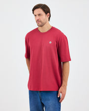 Unisex White Appliqué Logo Detail Oversize Organic Cotton T-Shirt -10305R16