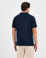 Men's Red Embroidered Standard Fit Organic Cotton Polo Neck T-Shirt-1020804