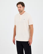 Men's Green Embroidered Standard Fit Organic Cotton Polo Neck T-Shirt-1020802