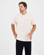 Men's Green Embroidered Standard Fit Organic Cotton Polo Neck T-Shirt-1020802