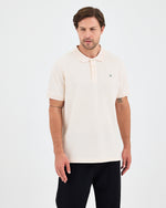 Men's Green Embroidered Standard Fit Organic Cotton Polo Neck T-Shirt-1020802