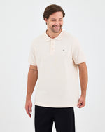 Men's Green Embroidered Standard Fit Organic Cotton Polo Neck T-Shirt-1020802