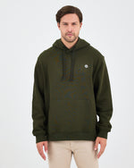 Unisex White Logo Organic Cotton Standard Fit Hoodie -1031225