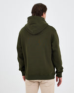 Unisex White Logo Organic Cotton Standard Fit Hoodie -1031225